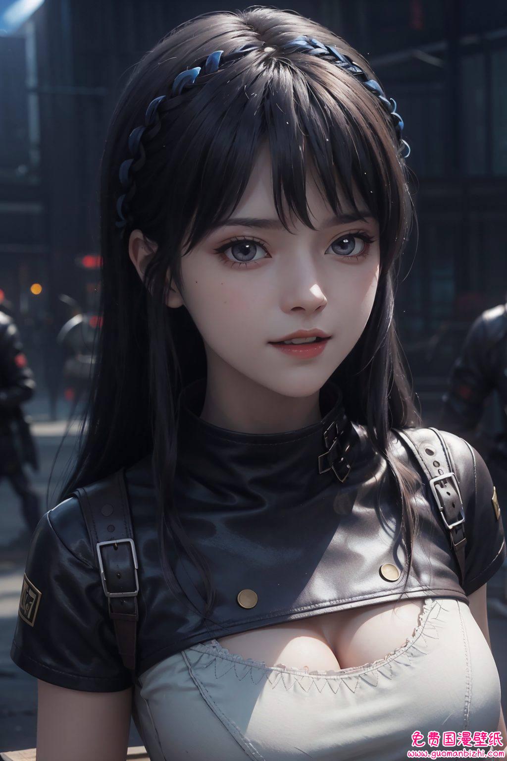 灵笼夏豆全身壁纸集——AI绘画AIGC护眼壁纸手机背景图片精选