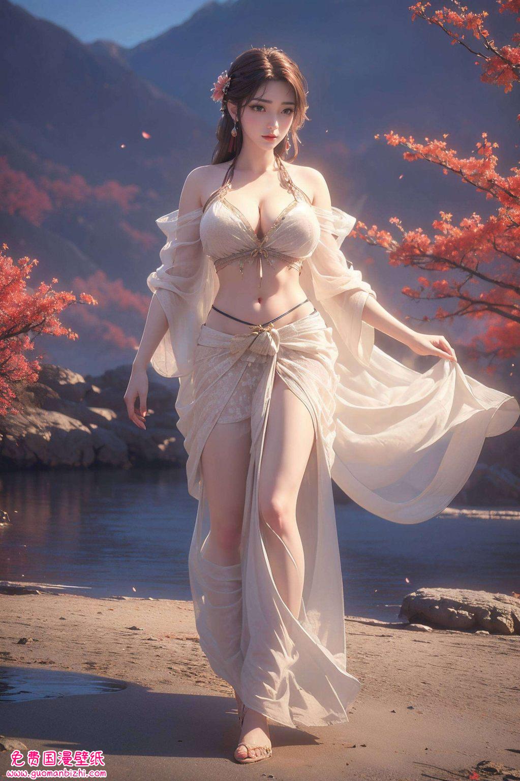 下界火灵儿图片壁纸：AI绘画与游戏壁纸，安卓专属，INS风格呈现