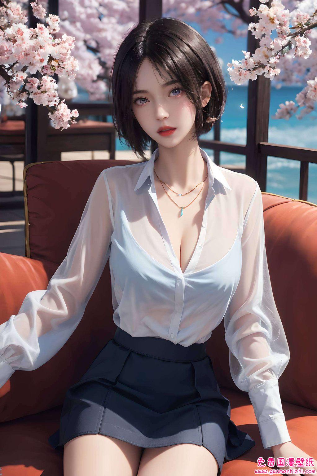 姬如雪李星云：AI范例×二次元壁纸×苹果背景图片集