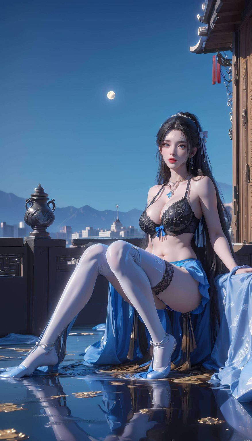 AI创造·二次元壁纸集:清漪泳装高清,Win10壁纸桌面图片精选 AI创造·二次元壁纸集:清漪泳装高清,Win10壁纸桌面图片精选