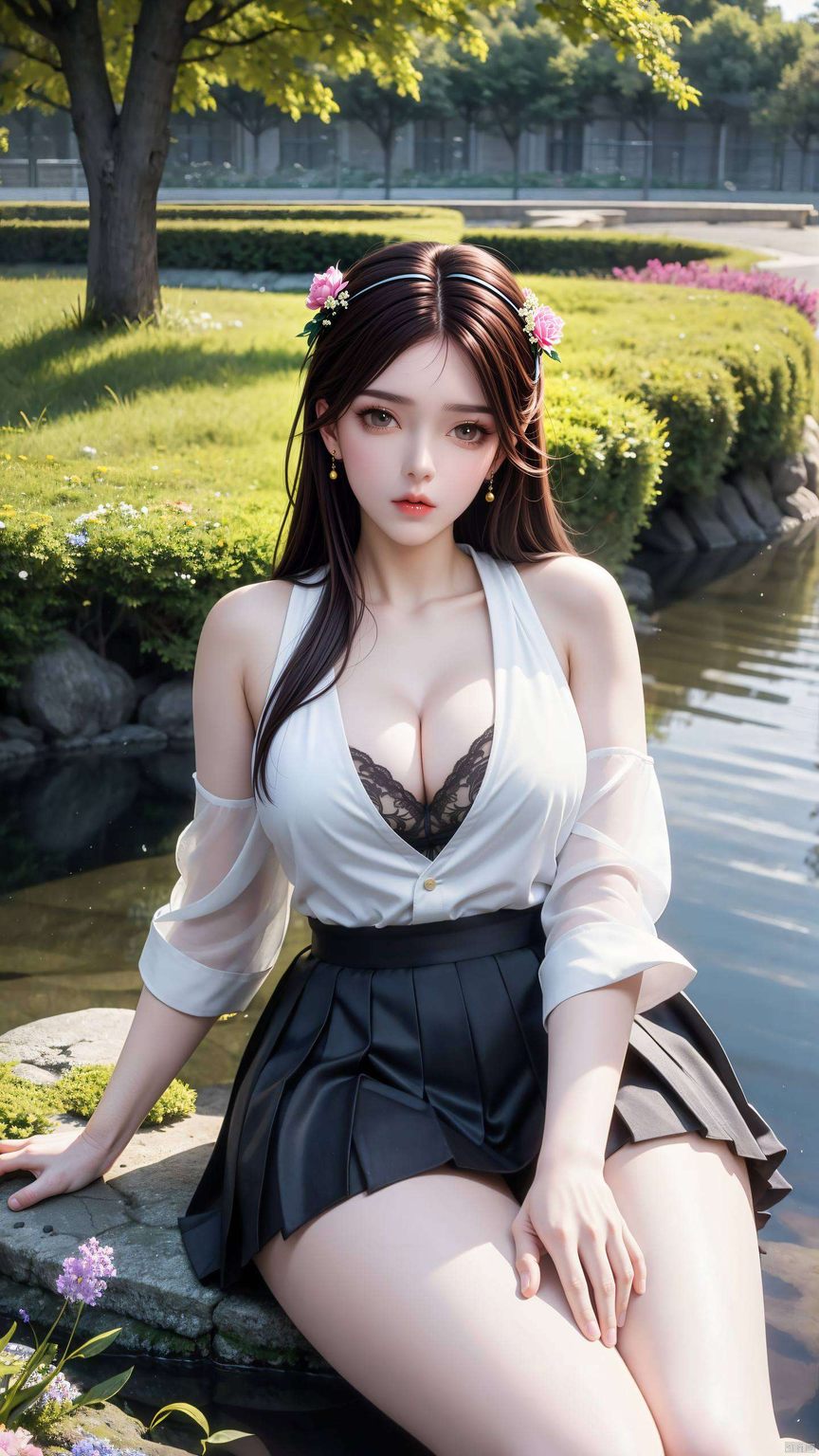 AI创作火灵儿cos超清壁纸，护眼PC漫画壁纸集锦