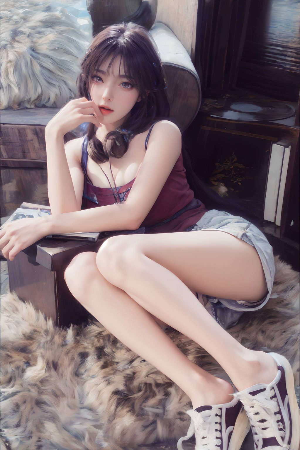 火灵儿壁纸高清全屏：AI图片模型完美像素，手机桌面壁纸新境界