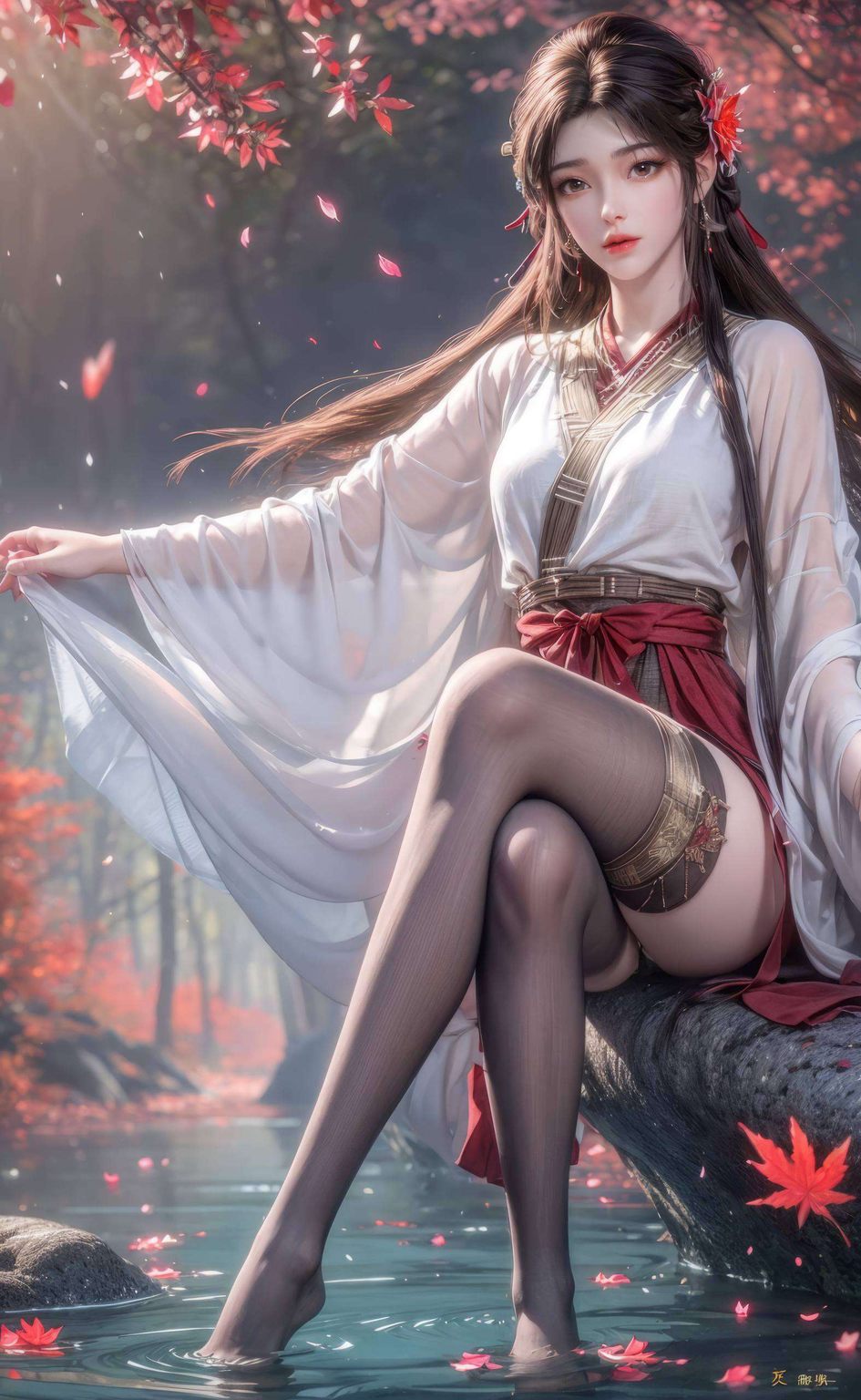 古韵瑰宝：火灵儿石昊4k电脑壁纸，AI角色免费古香古色珍藏