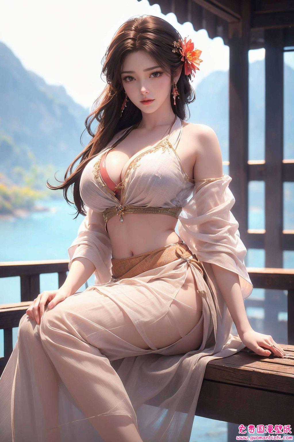 石昊与火灵儿AI壁纸素材，护眼锁屏，平板壁纸，CP之美一键拥有。