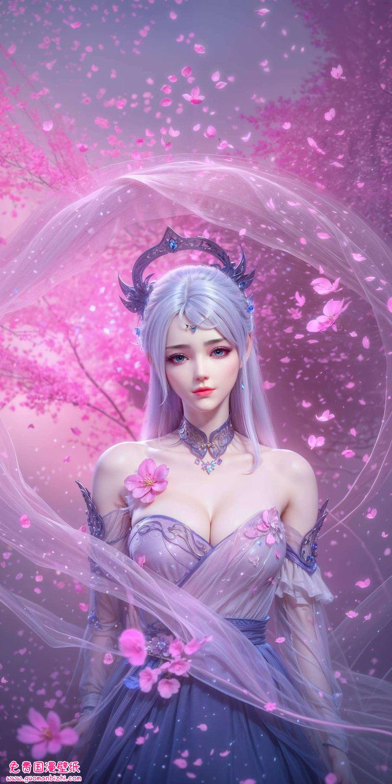 洛璃高清全面屏壁纸集——AI图片模型，免费下载，电脑Ins风必备