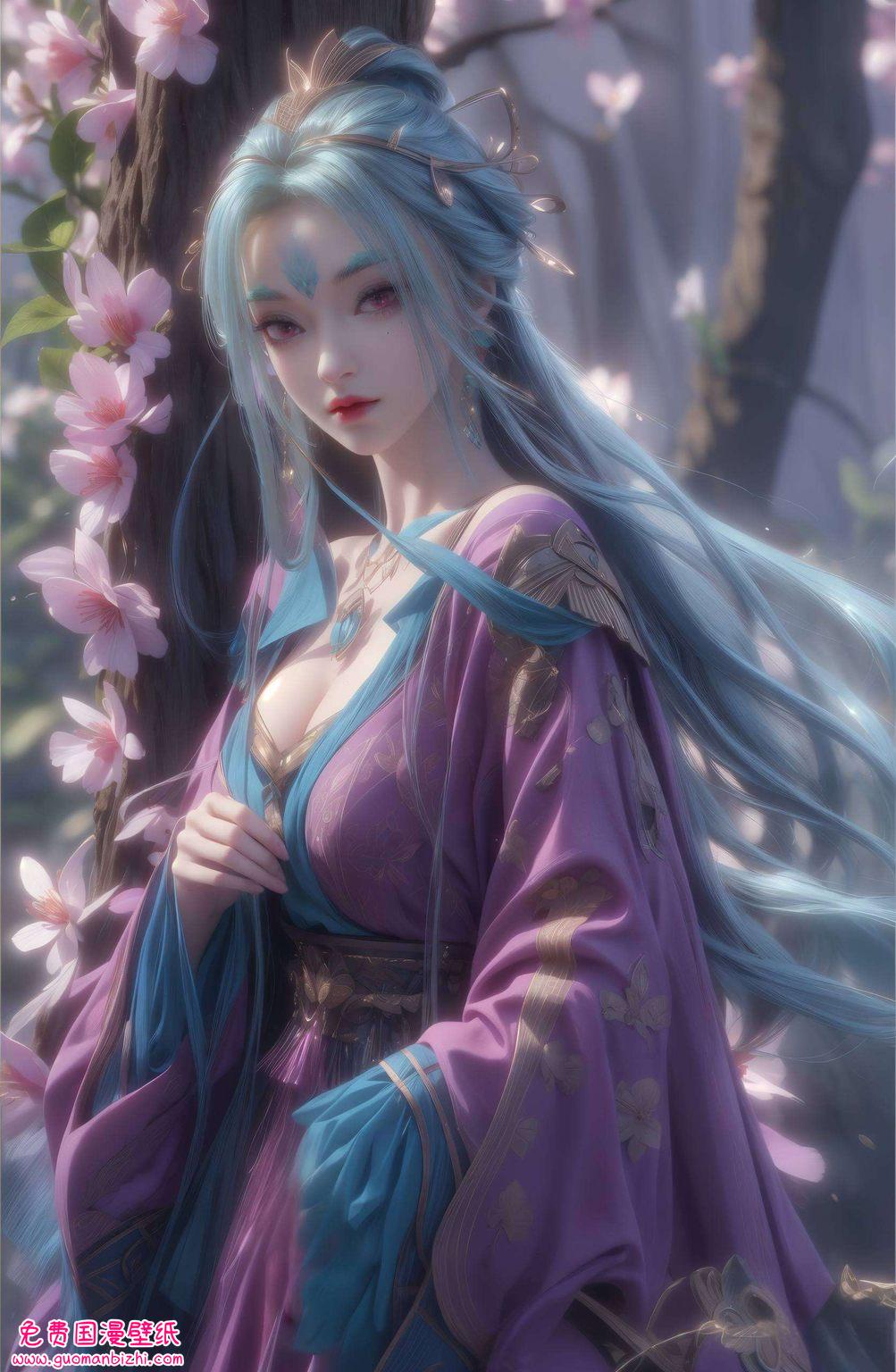 国漫女神奉眠壁纸:AI图片参考,完美像素Win10艺术壁纸集 国漫女神奉眠壁纸:AI图片参考,完美像素Win10艺术壁纸集