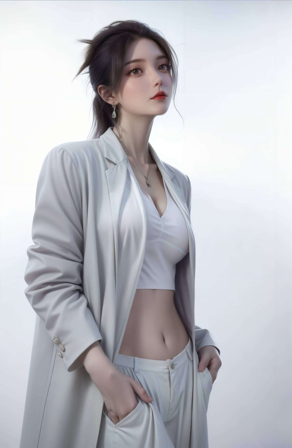 高清壁纸动漫柳神：AI素材精细角色，打造专属PC桌面主题