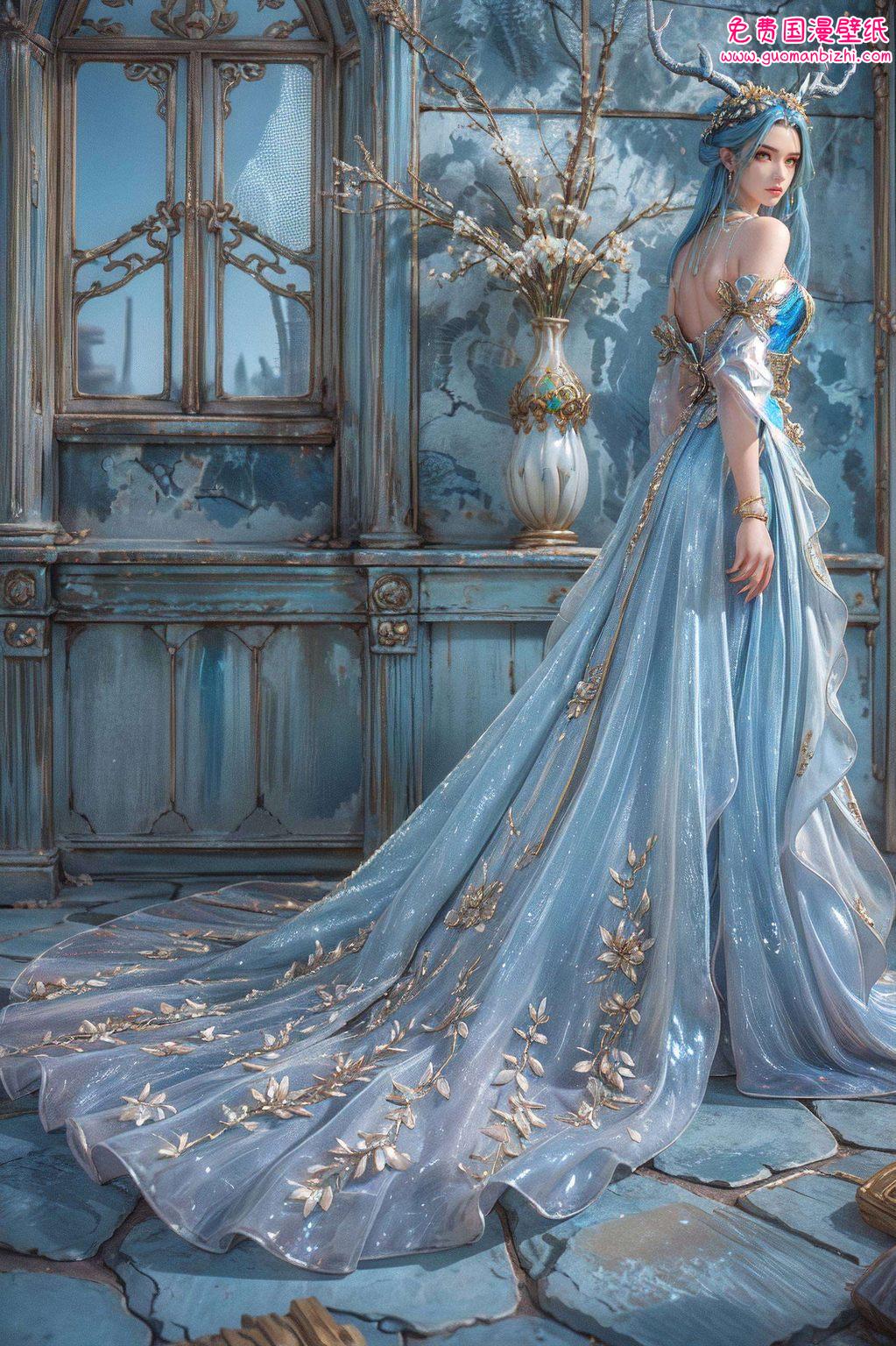 炫斗龙女的双破奥秘：AI角色游戏壁纸，手机壁纸新风尚