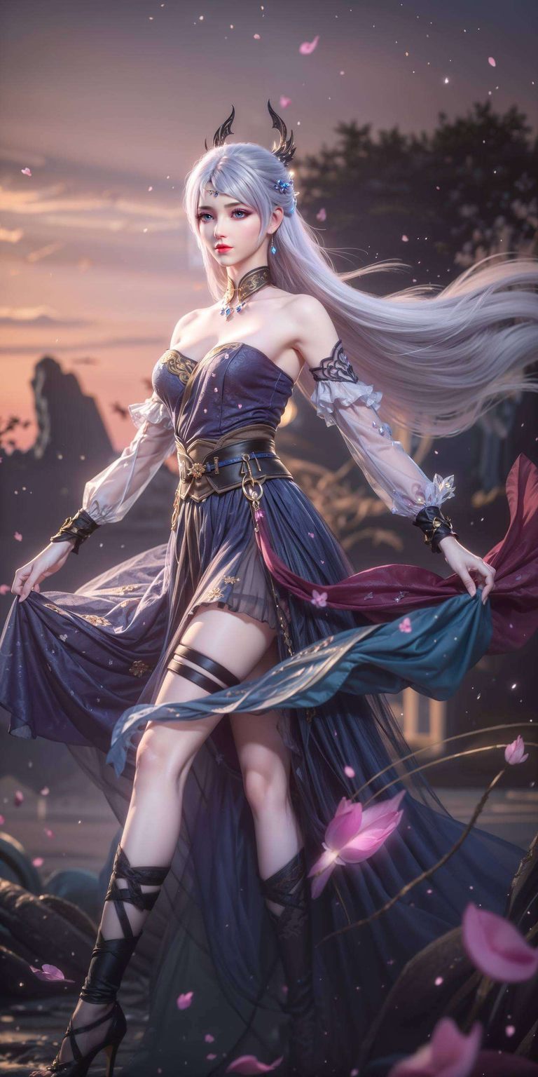 大主宰动画洛璃AI素材免费壁纸，苹果桌面下载盛宴