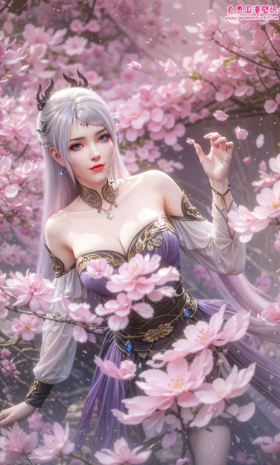 AI动漫人物壁纸集——洛璃壁纸iPad超清4K，免费下载苹果潮图壁纸