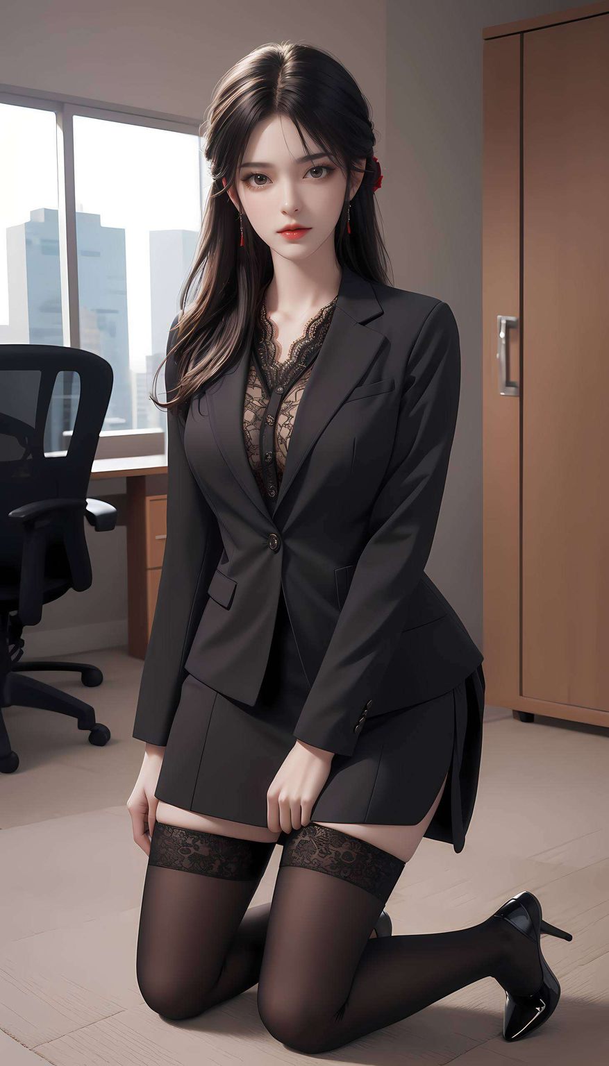 火灵儿柳神月婵：AI角色免费壁纸，平板锁屏动态壁纸合集