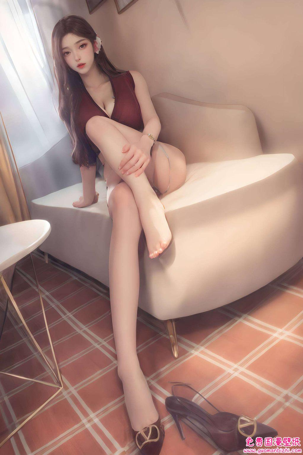 云曦清漪火灵儿同框，AI图例精细角色，PC锁屏壁纸惊艳亮相