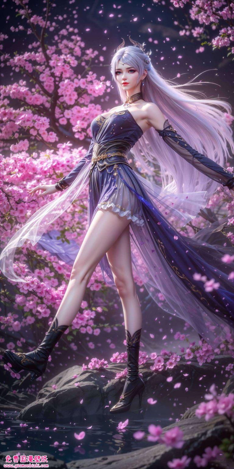 大主宰洛璃3D壁纸集：AI绘画免费分享，苹果桌面背景精选