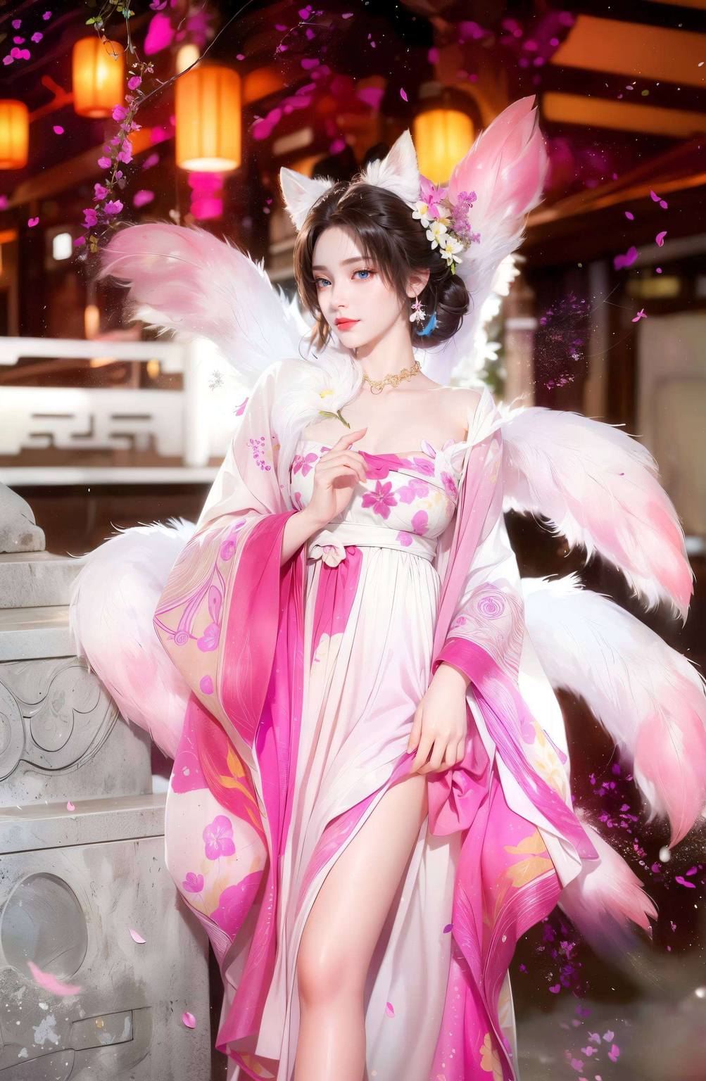 天狐仙子动态壁纸跳舞——静态极简壁纸苹果桌面图片集锦