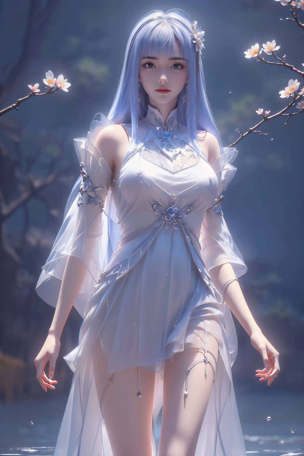 罗征与宁雨蝶：AI绘画壁纸，二次元壁纸，平板锁屏壁纸里的婚姻画卷。