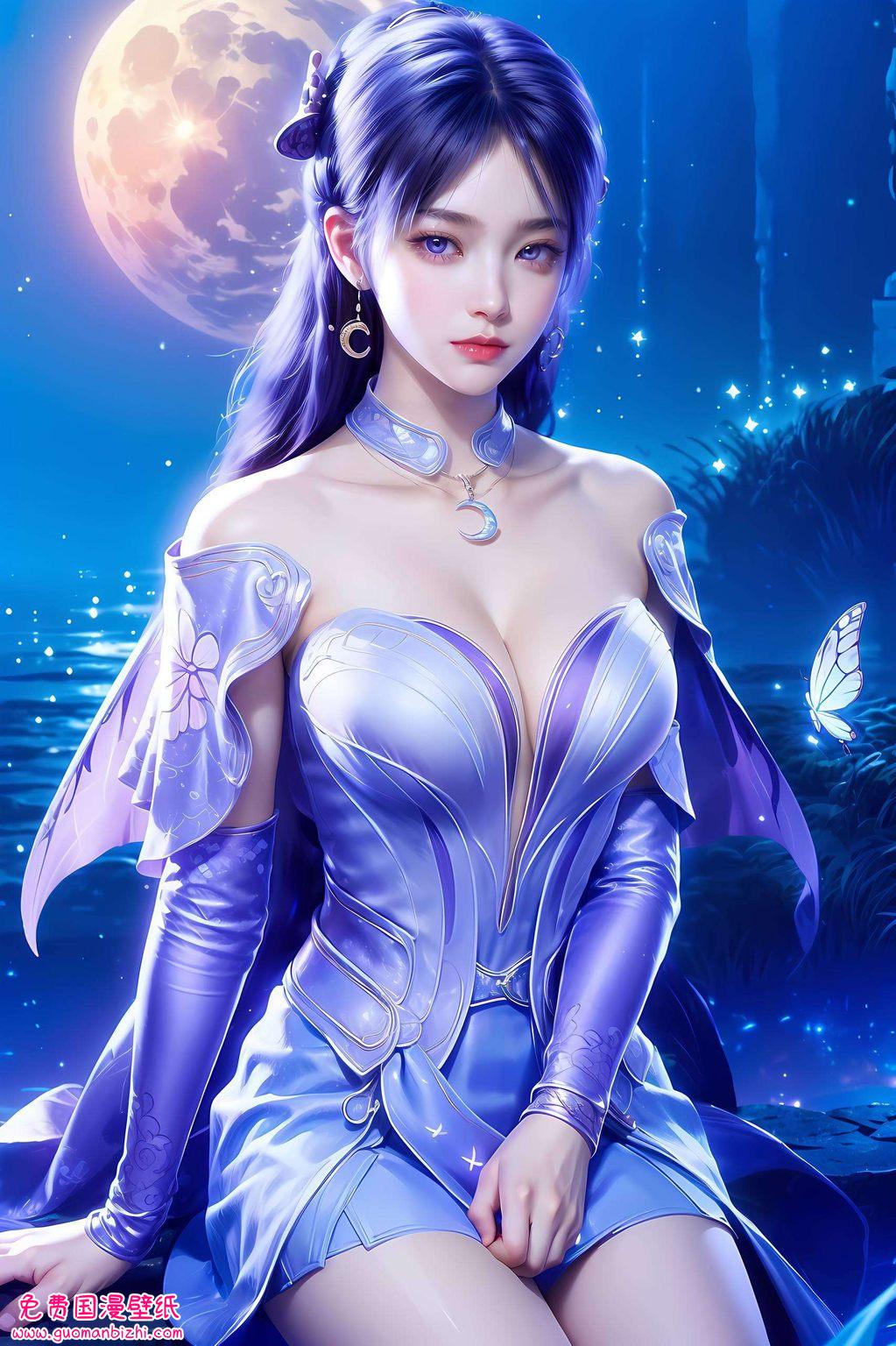 姬紫月8k超清蓝光，超好看免费壁纸下载，苹果宽屏壁纸精选集。