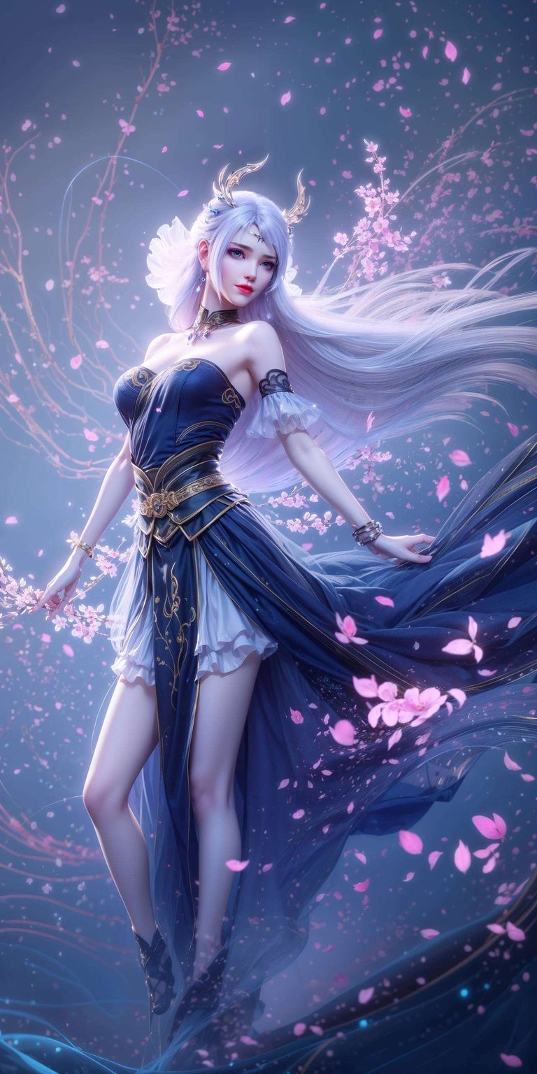 洛璃高清全面屏壁纸集——AI图片模型，免费下载，电脑Ins风必备