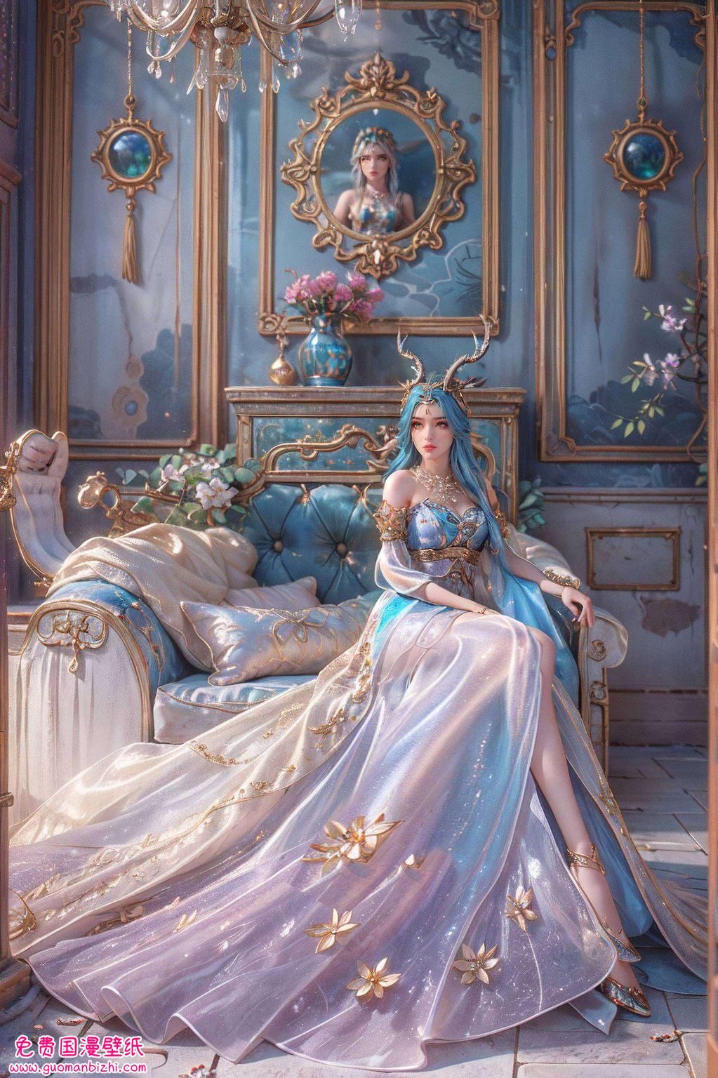 斗破苍穹迦南见小龙女：大家都喜欢完美像素电脑最美壁纸里的经典画卷