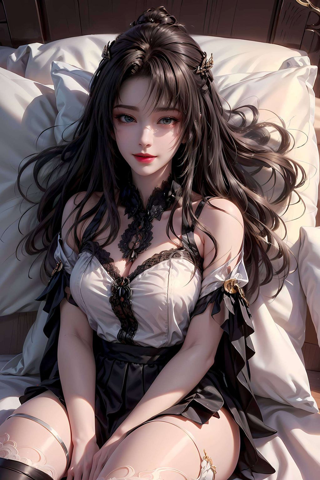 天狐仙子动漫壁纸图片——AI素材精细角色，苹果桌面背景精选集