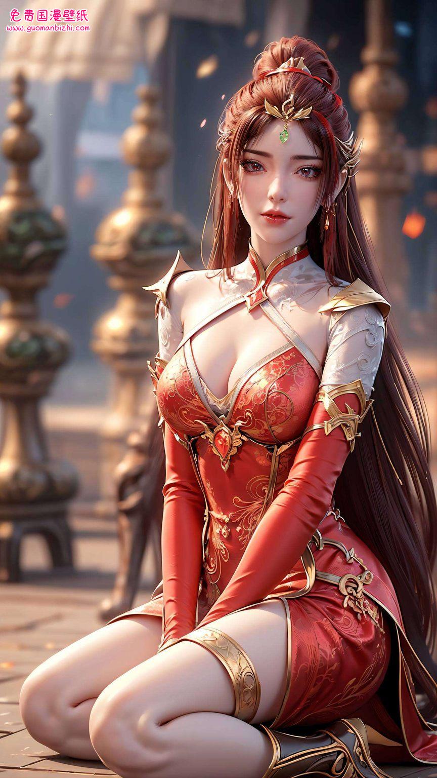 二次元梦幻交织：女生壁纸×红凰iPad壁纸集合