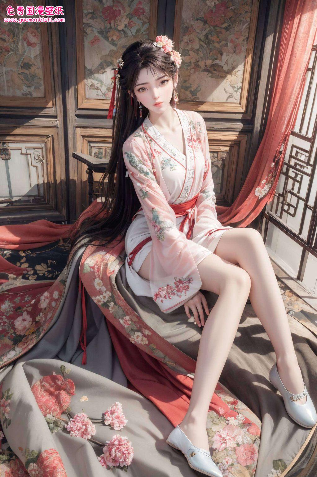 AICG免费壁纸合集：火灵儿漫画版，炫彩Win10专属壁纸集