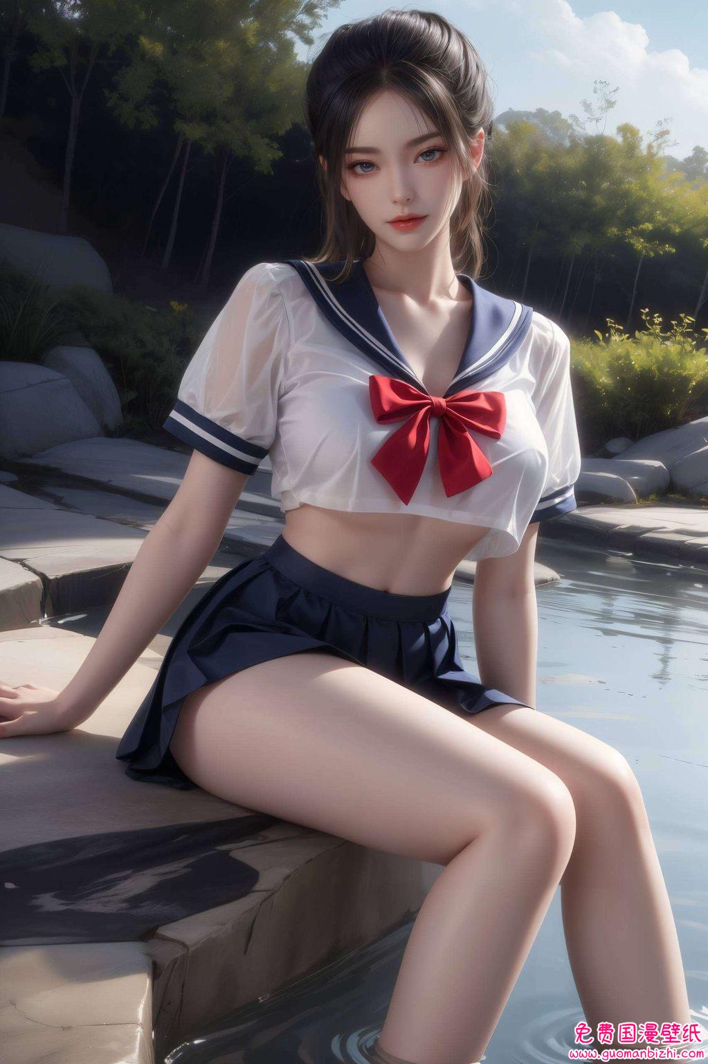 焰灵姬动态壁纸女神：AI动漫人物AIGC免费壁纸下载，iPhone 1920×1080高清呈现。