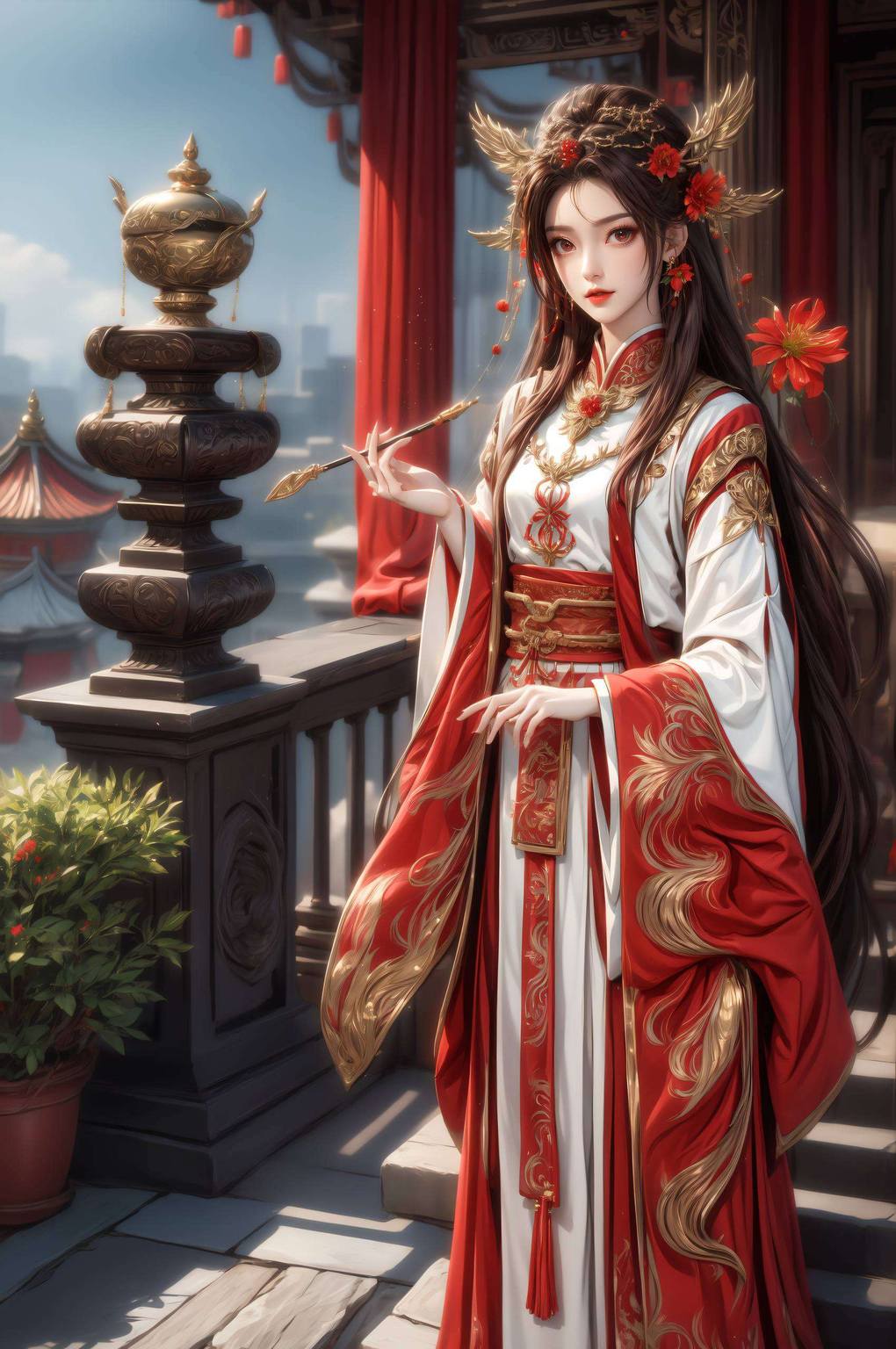 荒天帝火灵儿ai范例游戏壁纸，PC唯美手机壁纸集锦