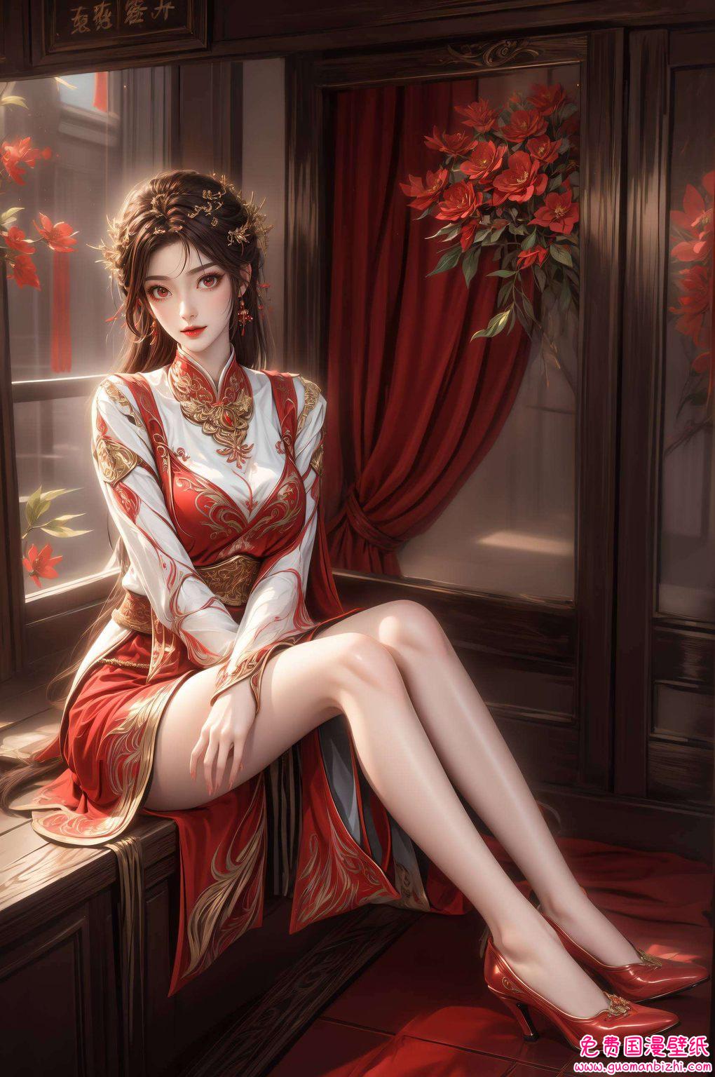 火桑树下的火灵儿AI图片素材,精细角色手机壁纸集锦 火桑树下的火灵儿AI图片素材,精细角色手机壁纸集锦