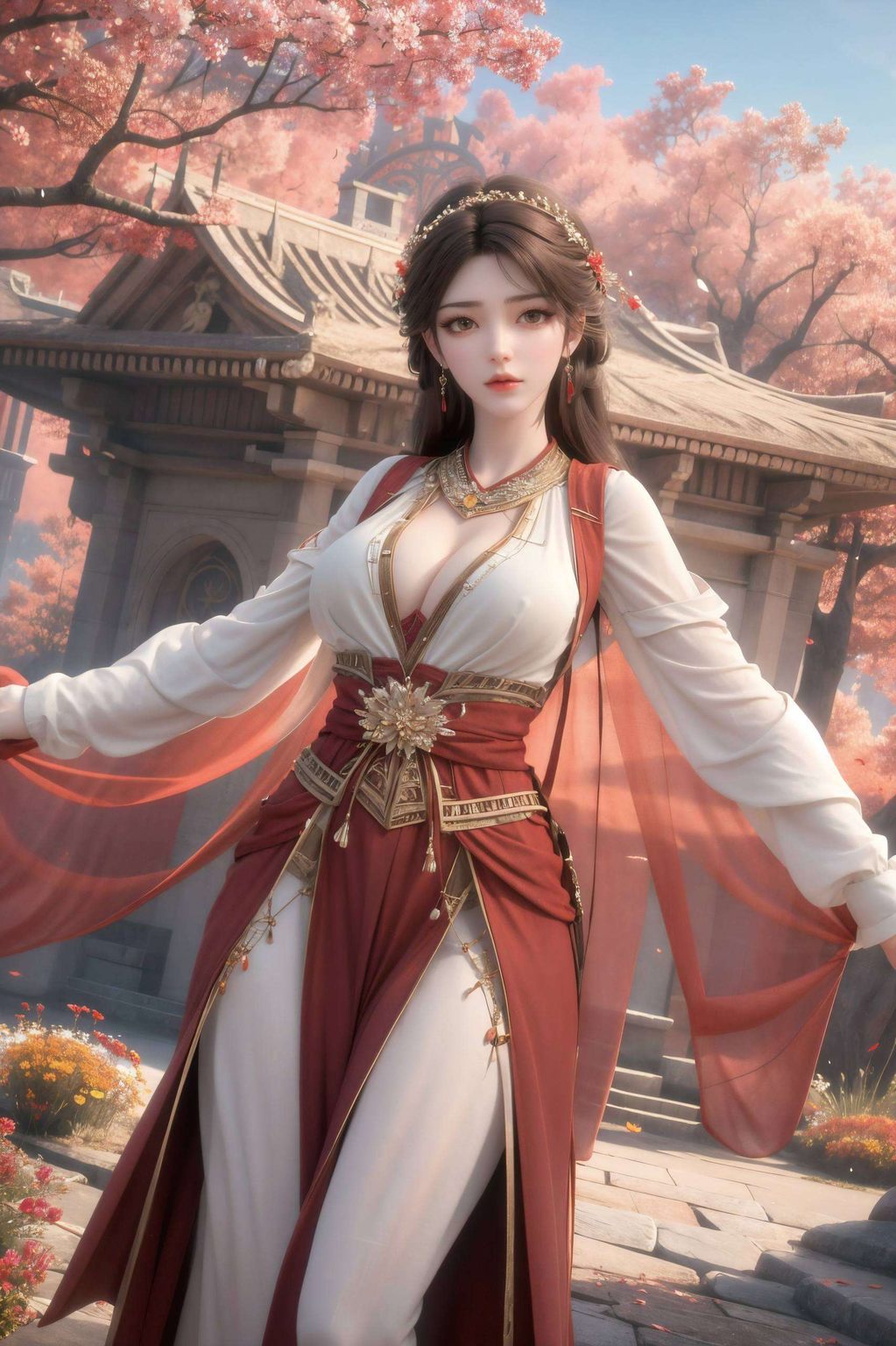 紫色火桑树下，火灵儿_ipad简洁壁纸，免费下载尽享视觉盛宴。