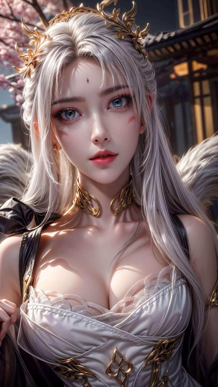 天狐仙子正脸壁纸动漫：高分辨率护眼壁纸pc古香古色