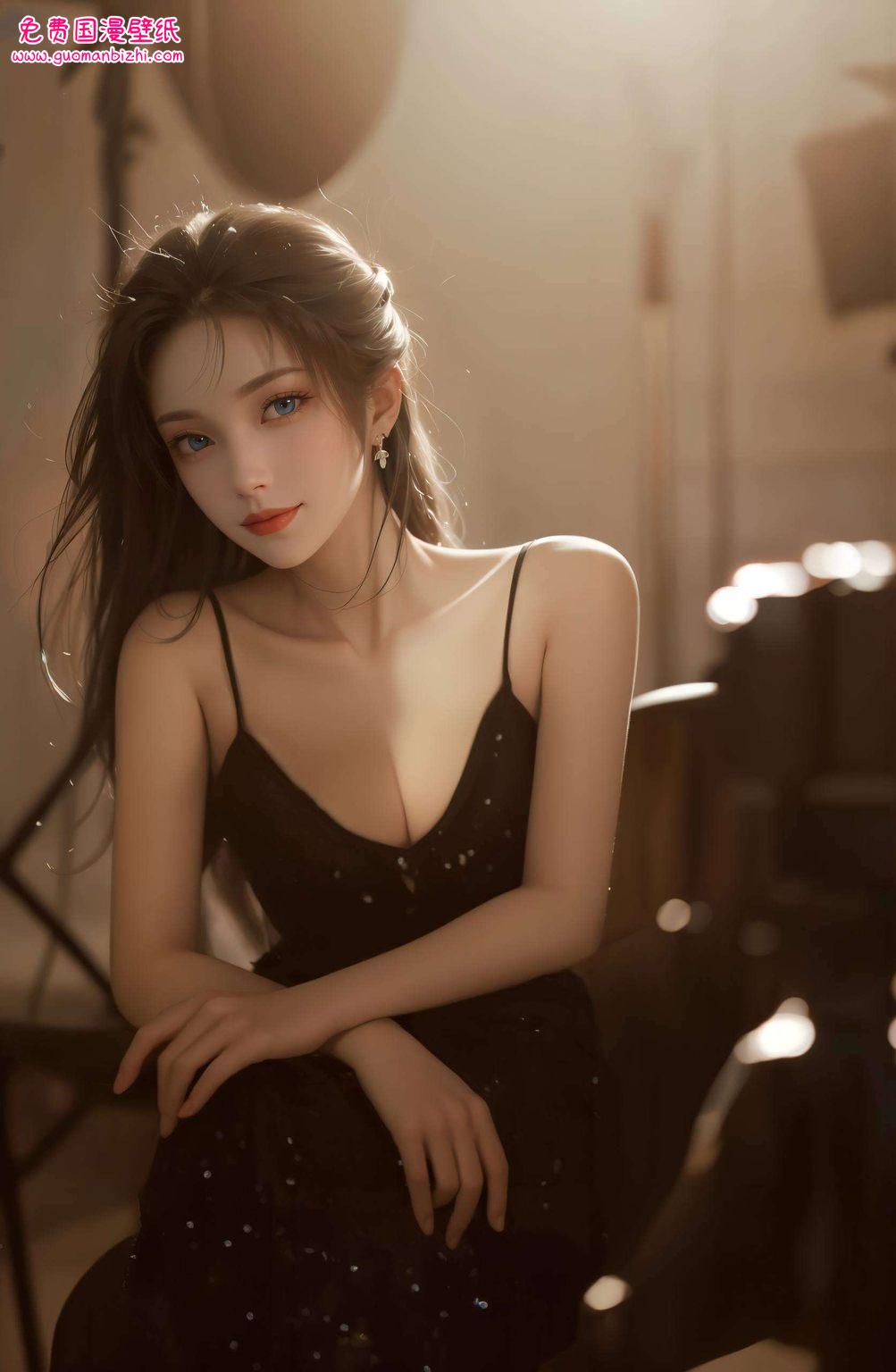 AI绘画生成：护眼苹果古风壁纸，天狐仙子高清图片集