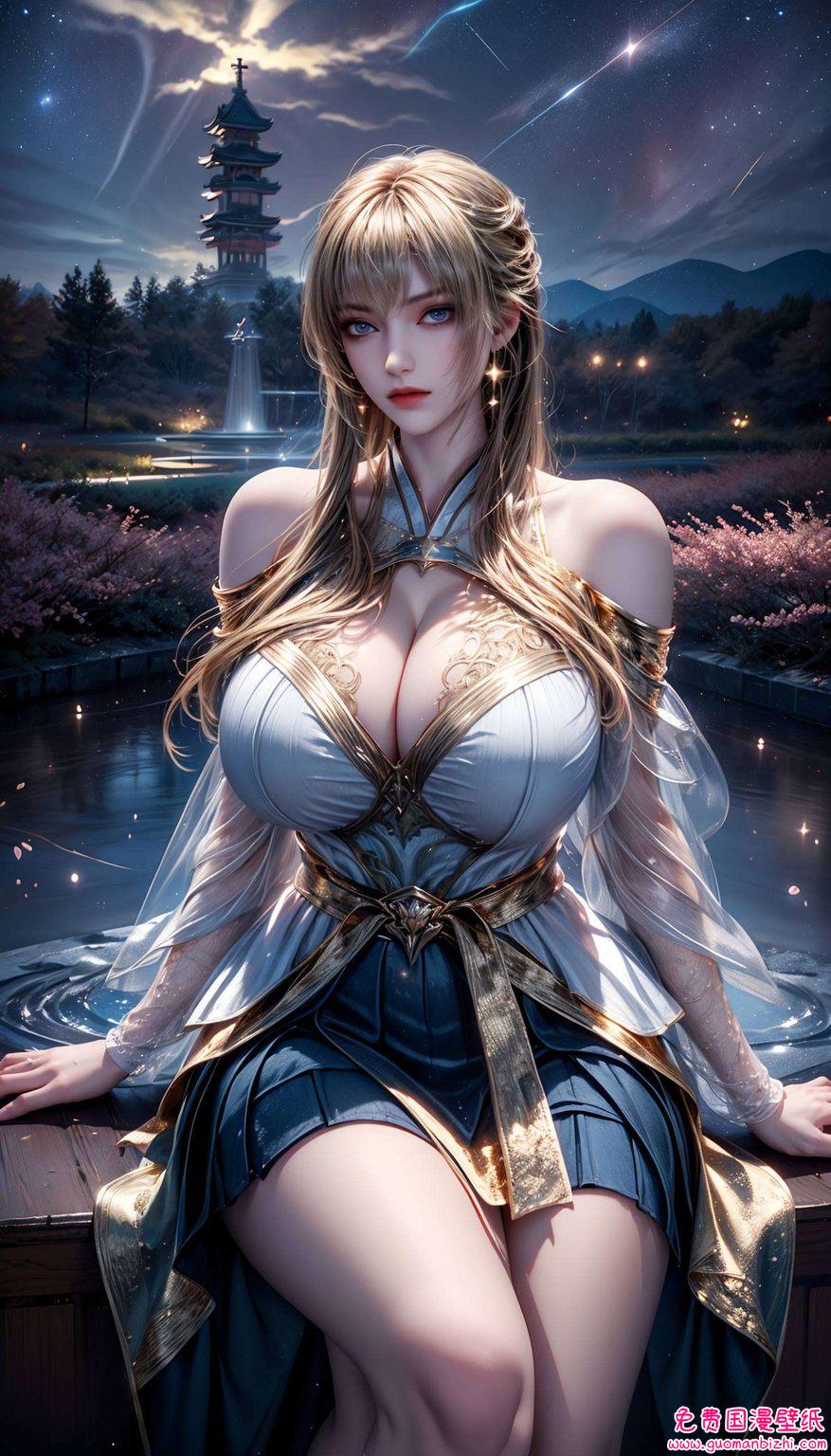 雄兵连天使彦大长腿魅力展现，AI壁纸免费下载，IPad漫画壁纸珍藏。