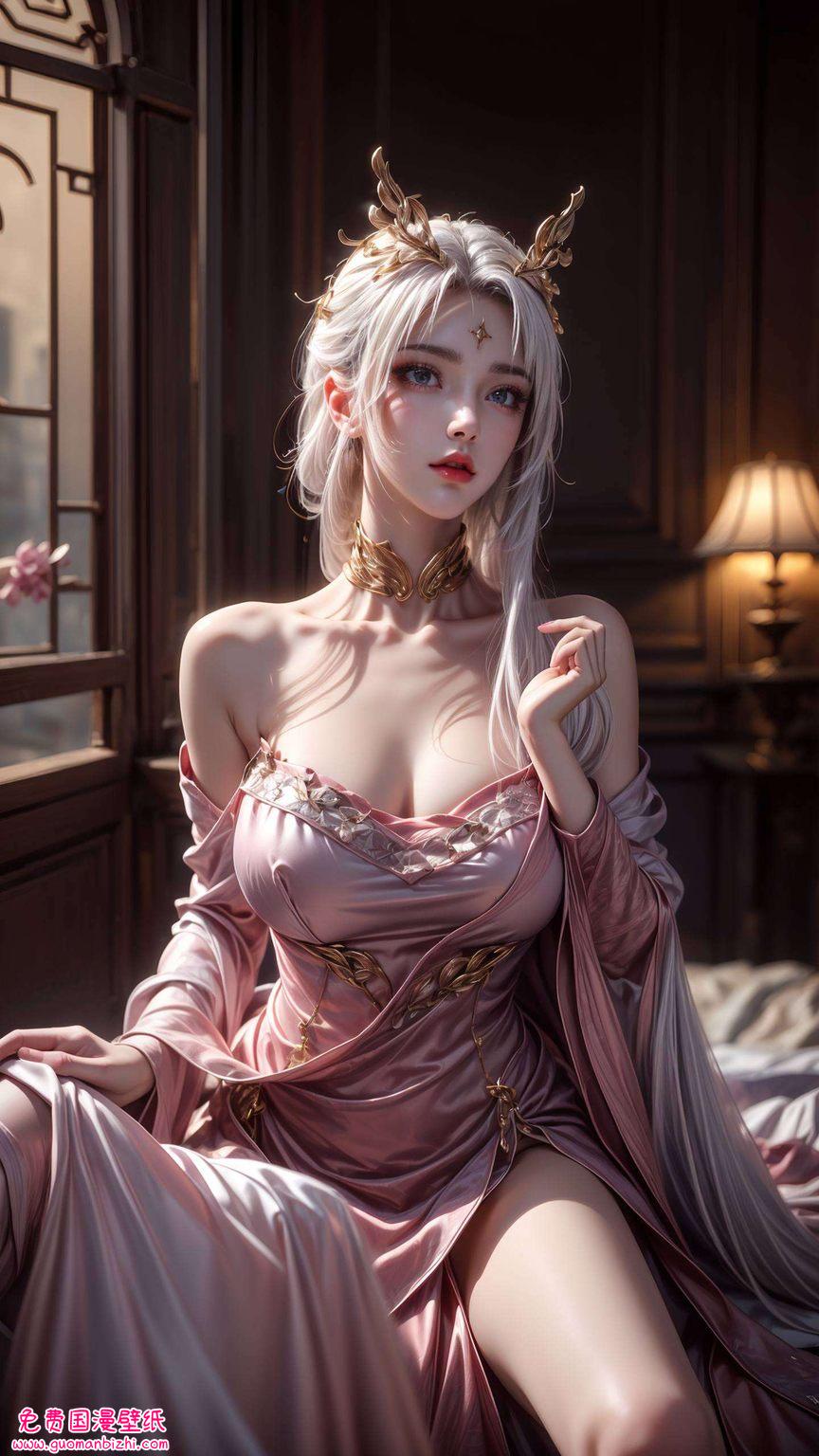 天狐仙子ai图片，精细角色描绘，打造唯美手机壁纸