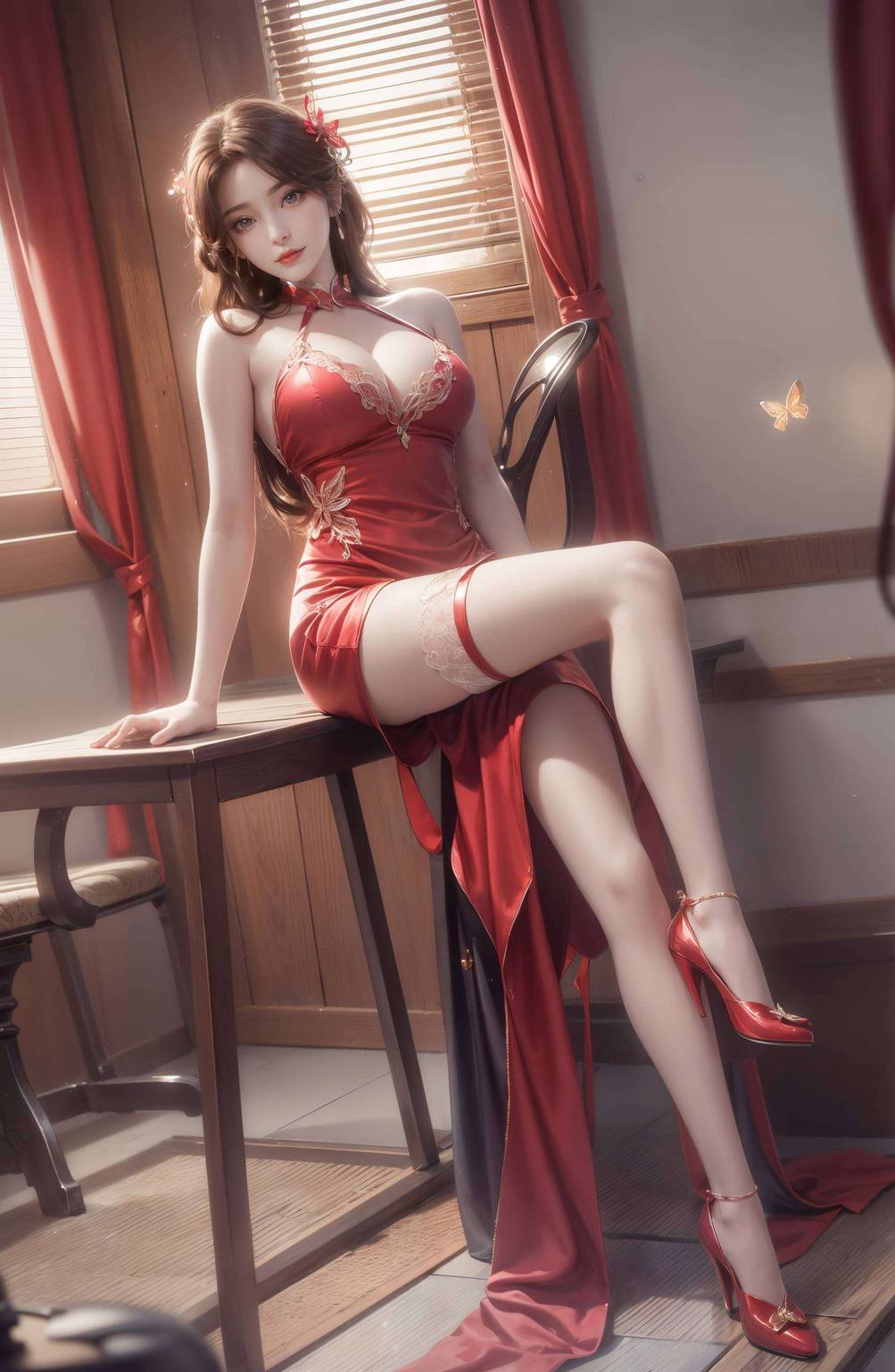 AI创造二次元壁纸:火灵儿月婵高清1920×1080壁纸集 AI创造二次元壁纸:火灵儿月婵高清1920×1080壁纸集