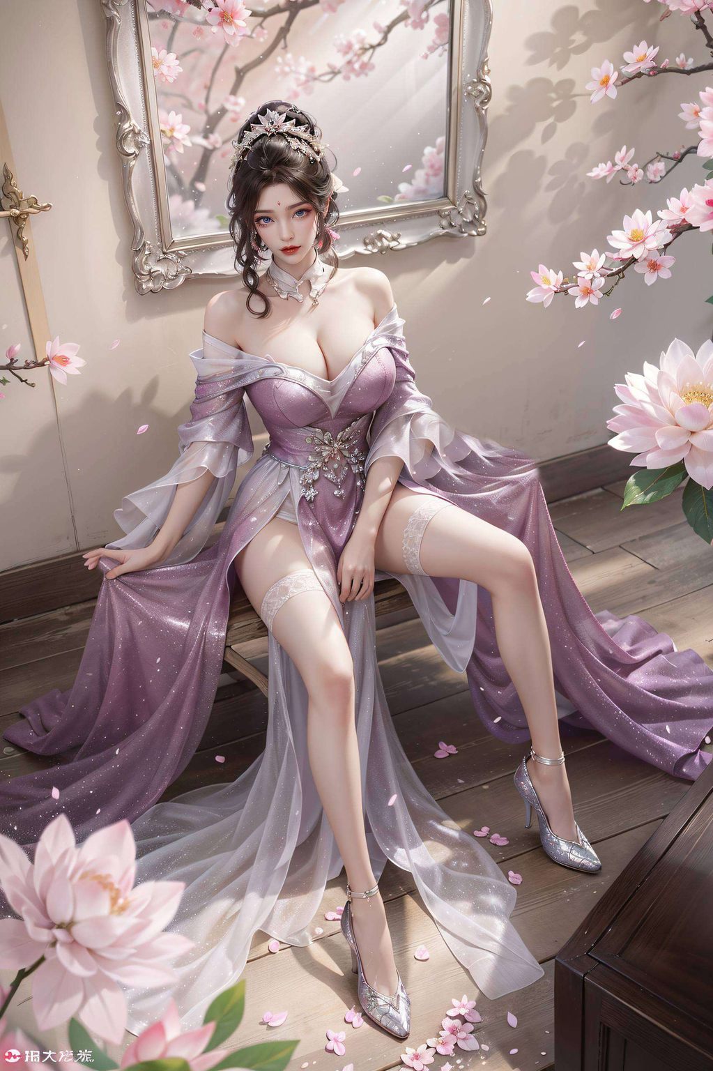 月婵高清壁纸：AI素材免费秀，平板宽屏壁纸精选集