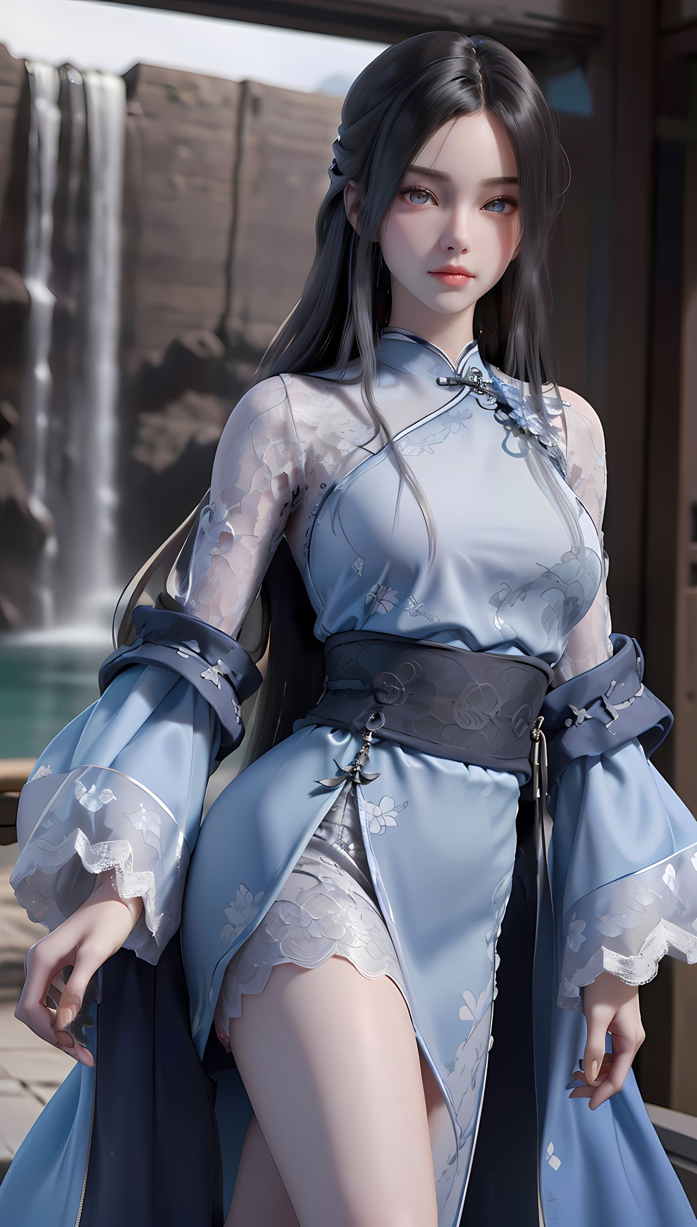 ai作品：完美世界重瞳女壁纸