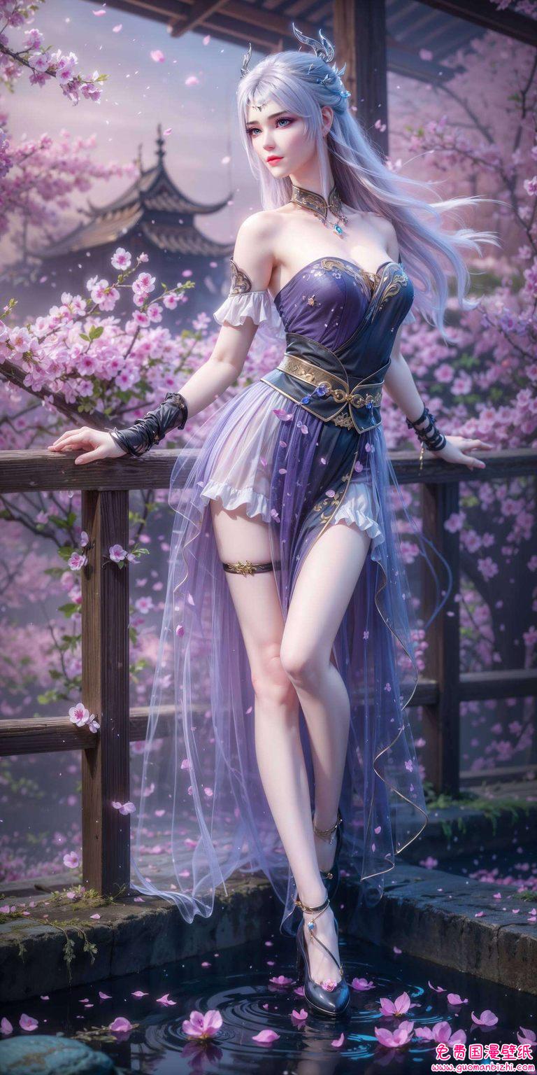 大主宰洛璃3D壁纸集：AI绘画免费分享，苹果桌面背景精选