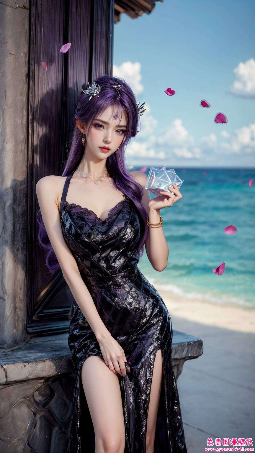 百炼成神天穹苏灵韵：AI生成壁纸，精细角色呈现，Win10壁纸桌面集