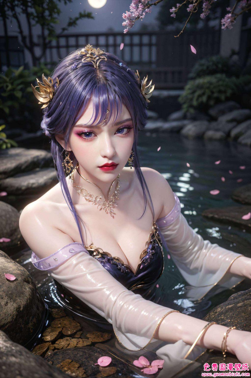 紫色极简壁纸，iPad简洁壁纸，天穹壁纸裸妆高清呈现