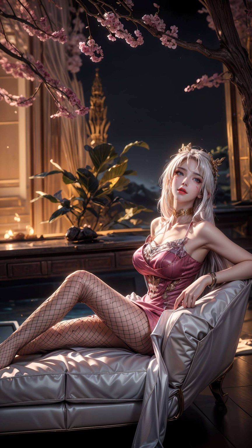 AI创造精细天狐仙子角色，1920×1080壁纸下载安装，尽享高清视觉盛宴