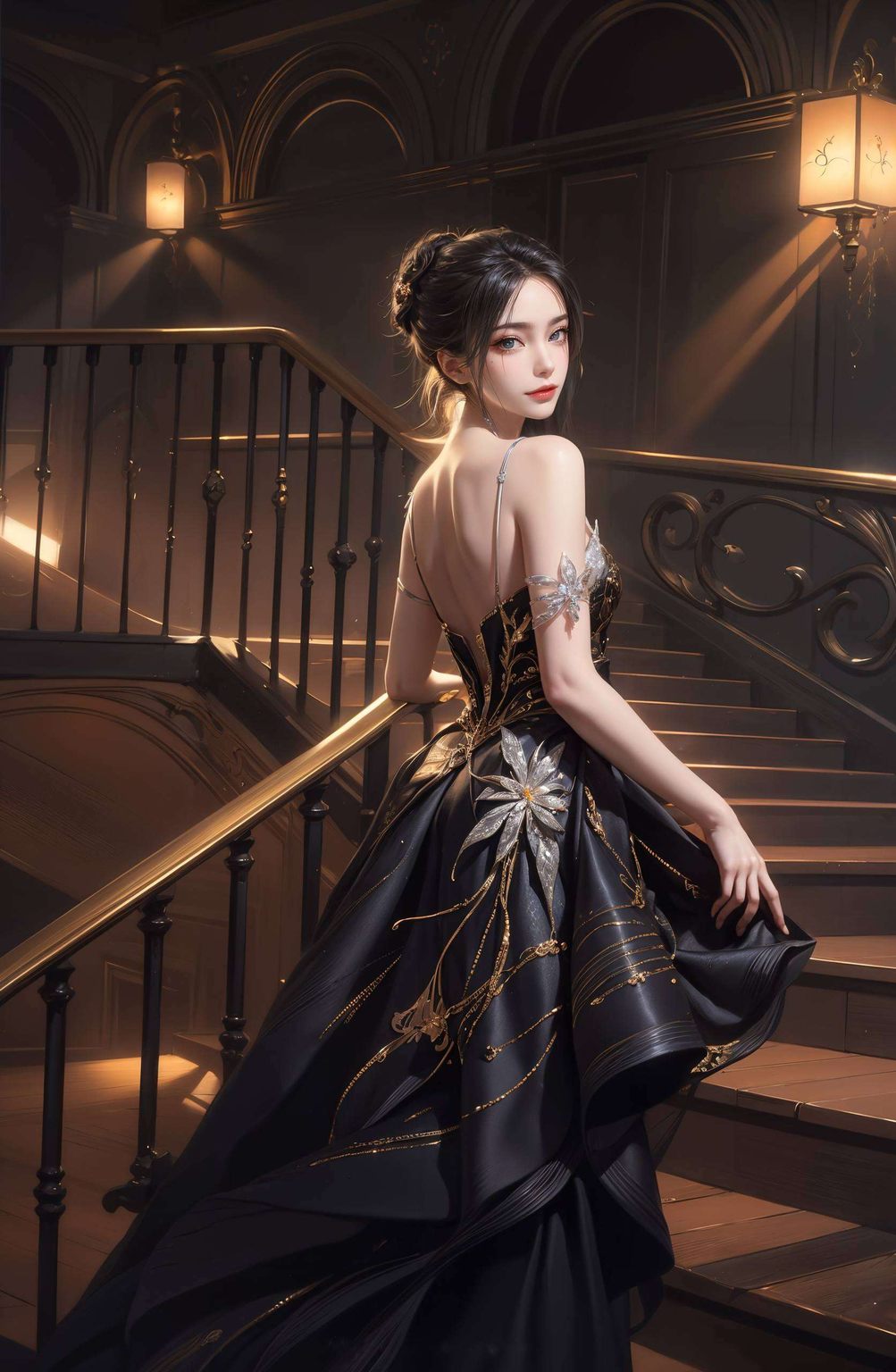 焰灵姬壁纸cos：AI角色完美像素，电脑宽屏壁纸盛宴