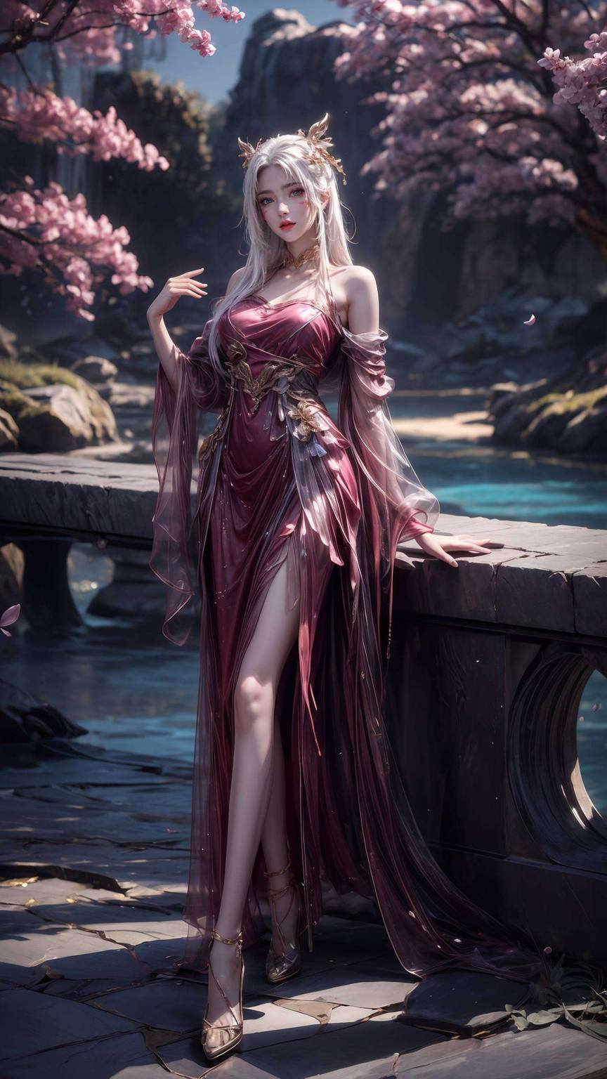 AI创造精细角色，高清60帧天狐仙子壁纸，PC简洁壁纸之选