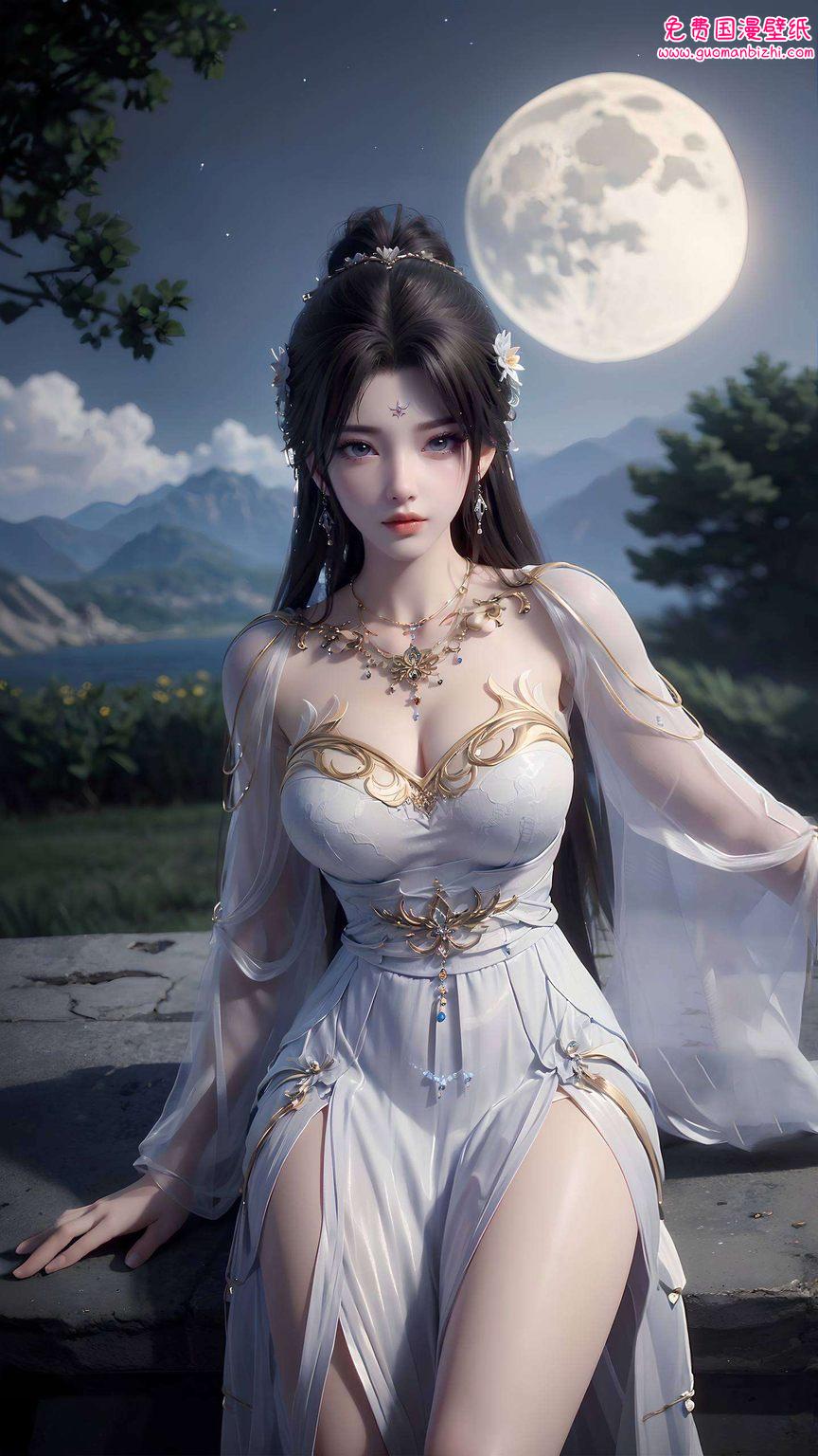 清漪高清壁纸动漫图文——AI生成精细角色PC锁屏壁纸集锦