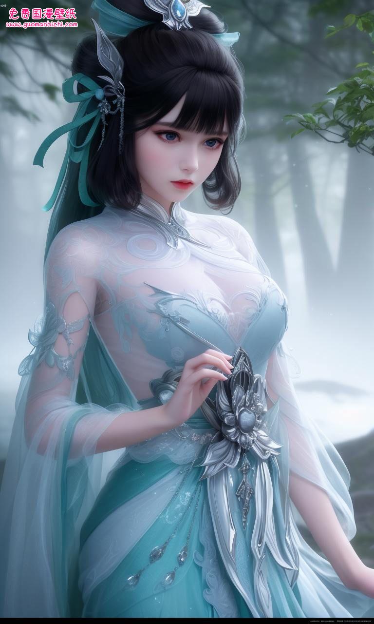 雨紫陌：AI图片素材，精细角色安卓漫画壁纸集