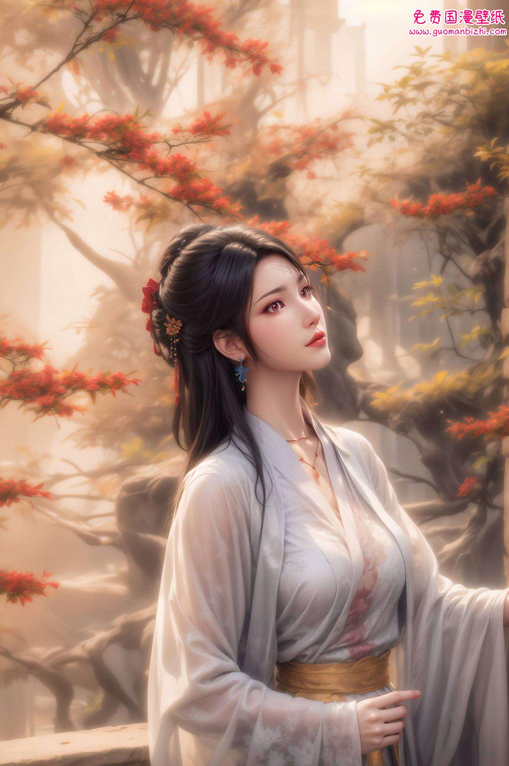 元尊漫画：夭夭高马尾，清新壁纸，护眼安卓古风漫画壁纸集