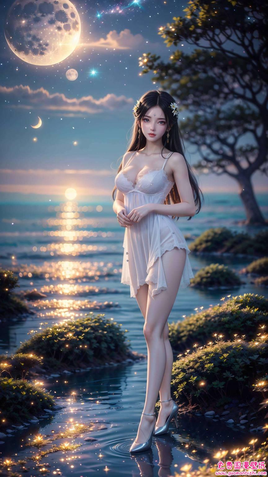 清漪沐浴壁纸集——大家都在找的免费漫画壁纸分享