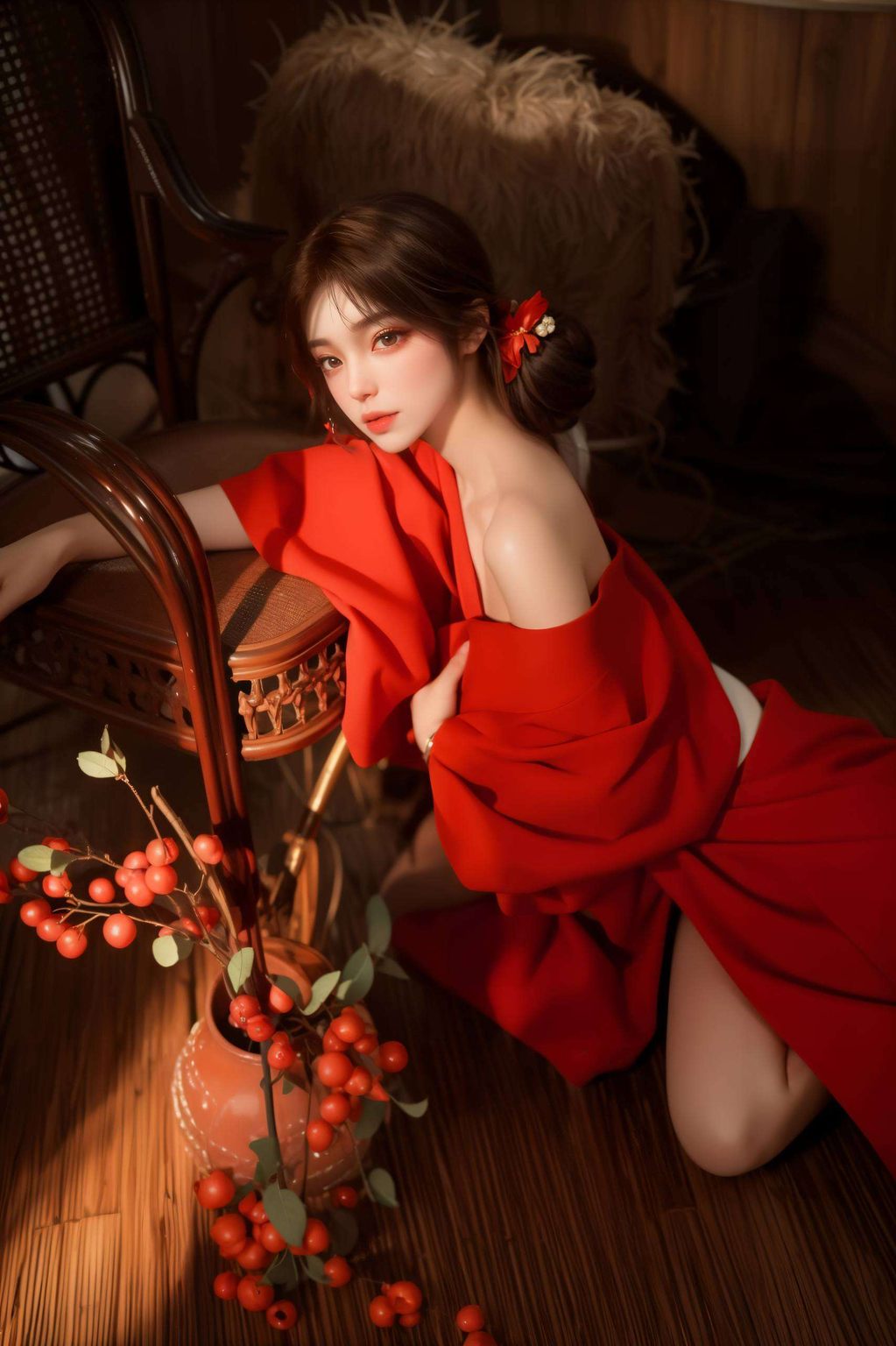 清漪火灵儿AI素材高清壁纸,护眼电脑潮图壁纸集锦。 清漪火灵儿AI素材高清壁纸,护眼电脑潮图壁纸集锦。