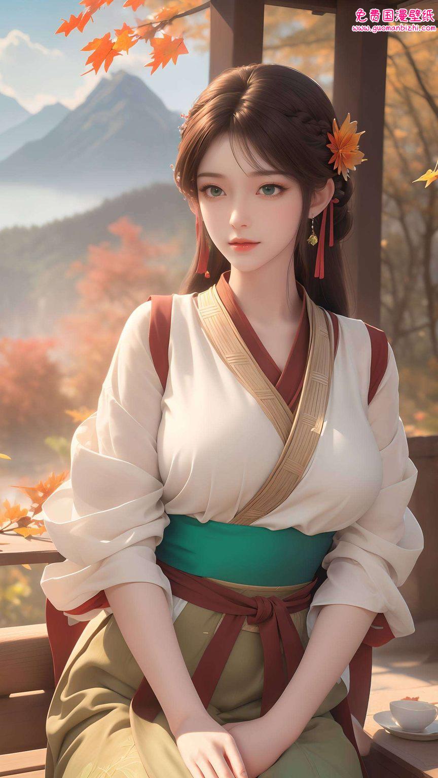 完美世界石昊火灵儿相遇AI壁纸壁纸免费合集，安卓漫画壁纸盛宴