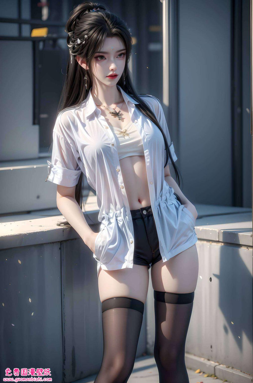 清漪古风壁纸图片唯美：AI图片壁纸护眼平板1920×1080壁纸精选