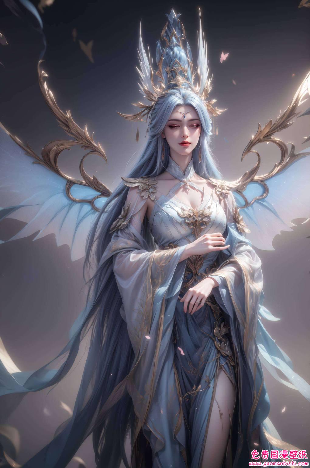 罗征与宁雨蝶：AI绘画壁纸，二次元壁纸，平板锁屏壁纸里的婚姻画卷。